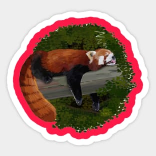 Red Panda Sticker